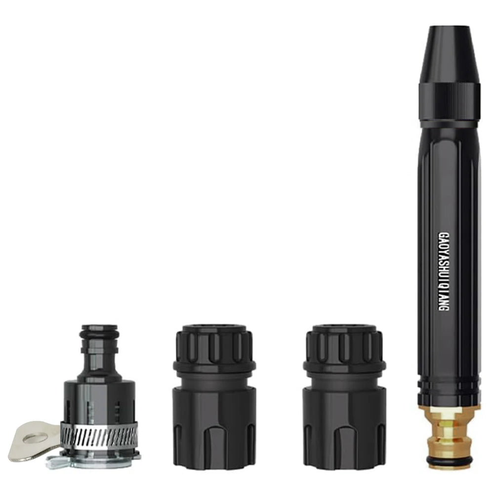 Kit 3 Em 1 Bico Esguicho De Alta Pressão Para Torneira Mangueira Lavagem Carros Moto Rega Jardim Pulverizador