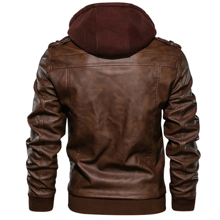 Kb novas jaquetas de couro masculino outono casual motocicleta jaqueta do plutônio motociclista casacos de couro roupas marca tamanho da ue sa722