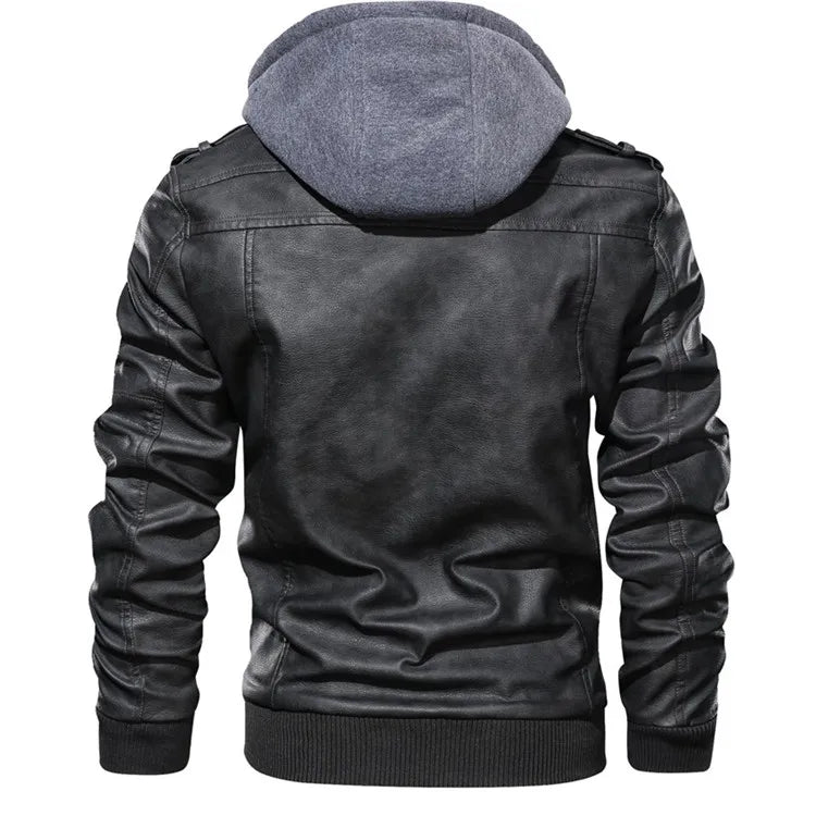 Kb novas jaquetas de couro masculino outono casual motocicleta jaqueta do plutônio motociclista casacos de couro roupas marca tamanho da ue sa722