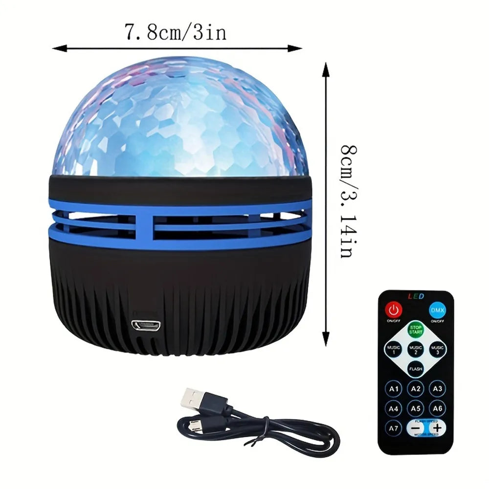 Usb led night light céu estrelado lâmpada do projetor aurora dc 5v rgb controle remoto iluminação rotativa para casa festa decoração do quarto