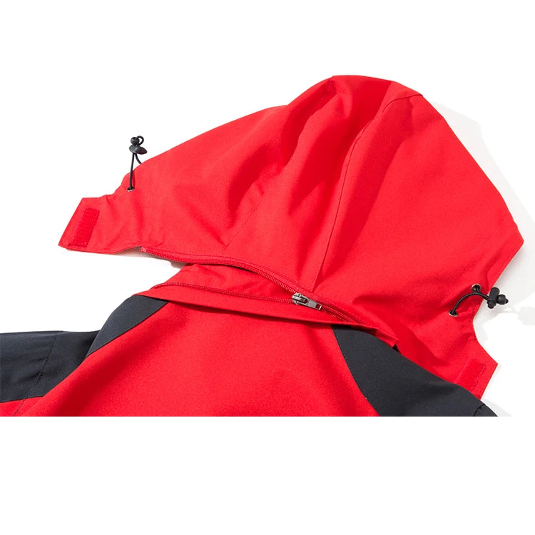 Jaqueta de caminhada impermeável masculina tamanho grande blusão à prova de vento acampamento caça correndo trekking casaco de pesca masculino ao ar livre