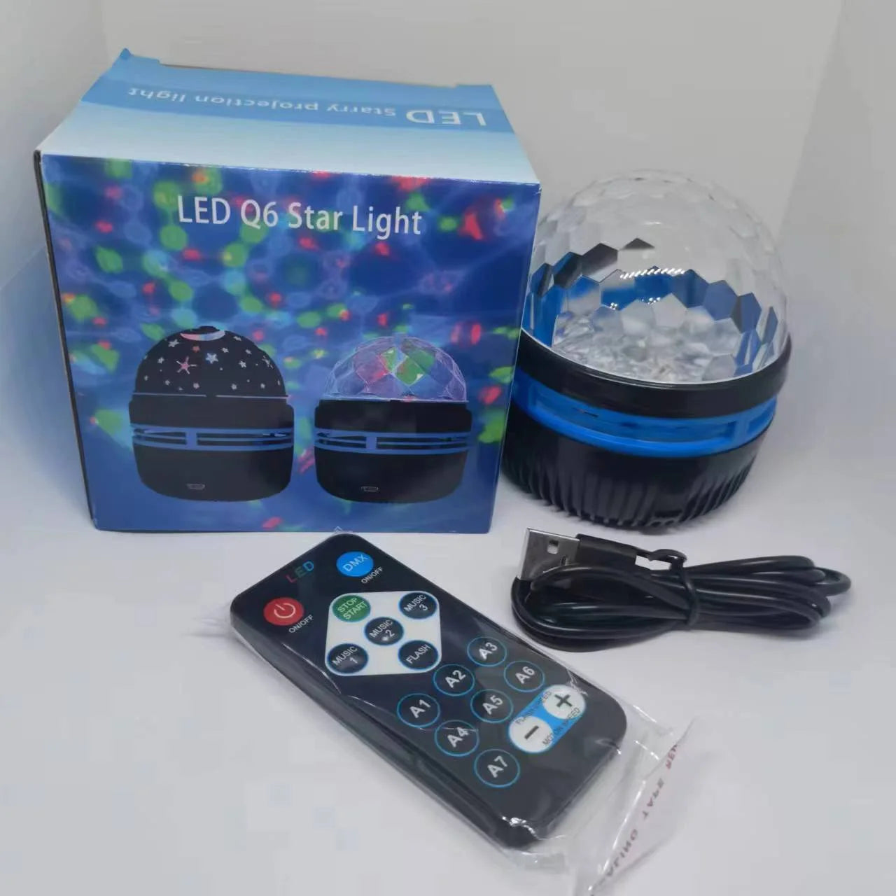 Usb led night light céu estrelado lâmpada do projetor aurora dc 5v rgb controle remoto iluminação rotativa para casa festa decoração do quarto