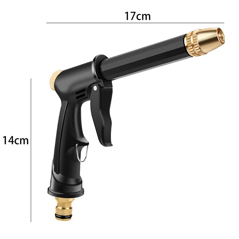 Pistola de água de alta pressão para lavagem de carro, bico de mangueira de irrigação de jardim, jarro de espuma, torneira de água, conector rápido