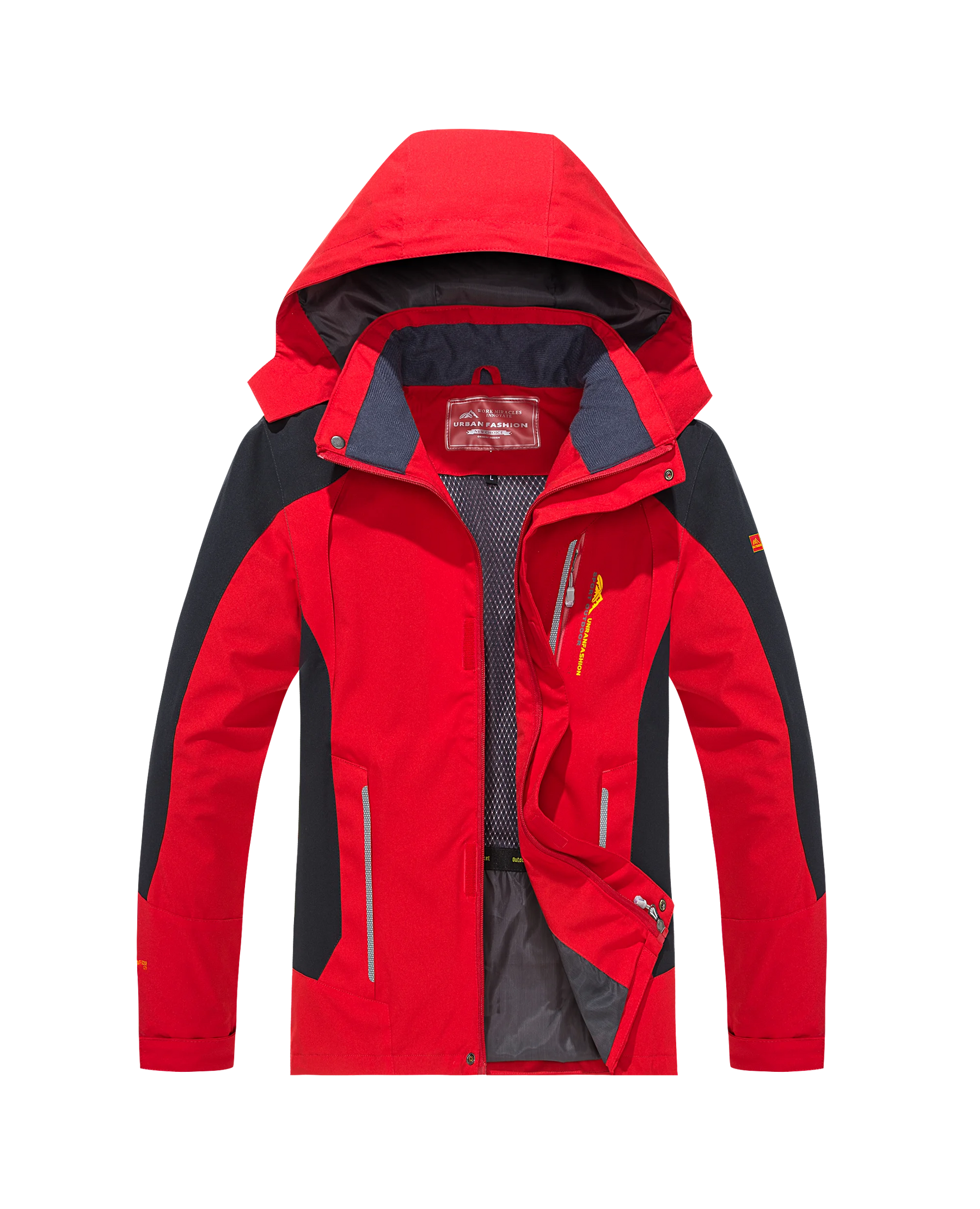 Jaqueta de caminhada impermeável masculina tamanho grande blusão à prova de vento acampamento caça correndo trekking casaco de pesca masculino ao ar livre