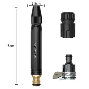 Kit 3 Em 1 Bico Esguicho De Alta Pressão Para Torneira Mangueira Lavagem Carros Moto Rega Jardim Pulverizador