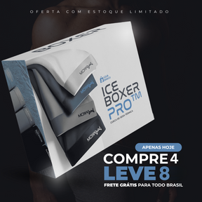 [OFERTA LIMITADA] Combo Cueca Ice Boxer Seda Gelo - Compre 4 Leve 8