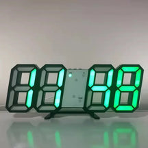 Relógio de parede digital com alarme eletrônico, Relógios de mesa Decoração para casa moderna, Decoração do quarto, Interior LED Relógios de mesa