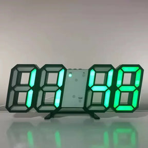 Relógio de parede digital com alarme eletrônico, Relógios de mesa Decoração para casa moderna, Decoração do quarto, Interior LED Relógios de mesa