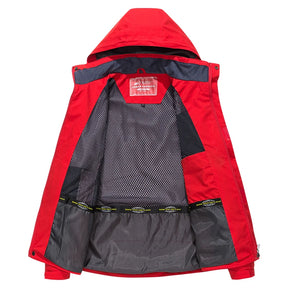 Jaqueta de caminhada impermeável masculina tamanho grande blusão à prova de vento acampamento caça correndo trekking casaco de pesca masculino ao ar livre