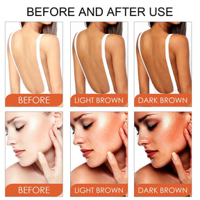 EELHOE-Creme bronzeador para rosto e corpo, bronzeador de longa duração, bronzeador de pele, protetor solar, nutritivo por radiação, loção autobronzeador natural